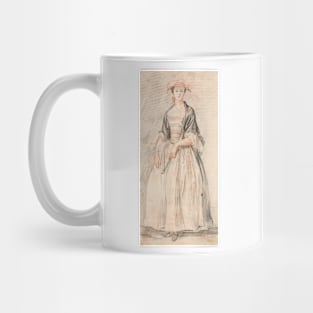 A Lady with a Fan by Paul Sandby Mug